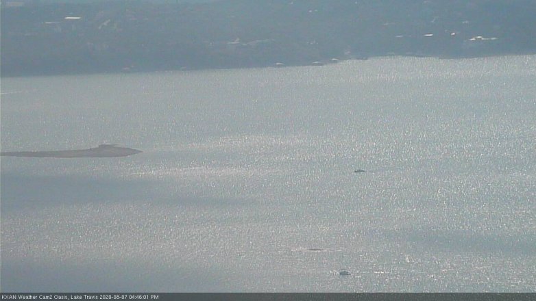 Lake Travis webcam, August 7, 2020 4:45 PM CT