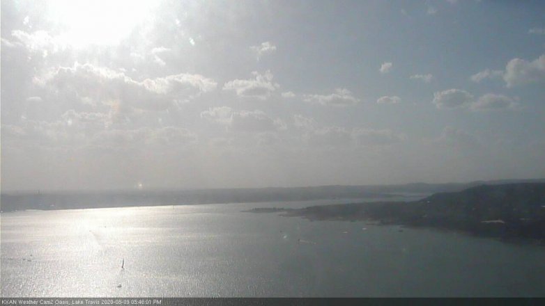 Lake Travis webcam, August 9, 2020 5:45 PM CT