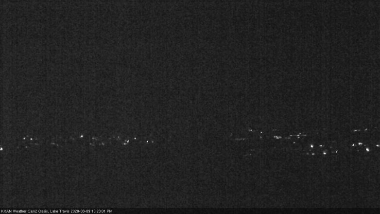 Lake Travis webcam, August 9, 2020 10:25 PM CT