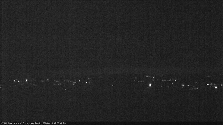 Lake Travis webcam, August 10, 2020 9:25 PM CT