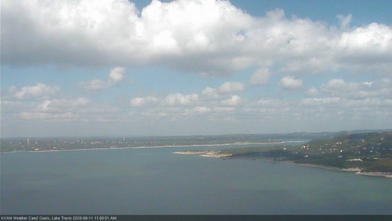 Lake Travis webcam, August 11, 2020 11:00 AM CT