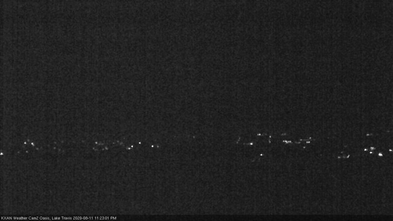 Lake Travis webcam, August 11, 2020 11:25 PM CT