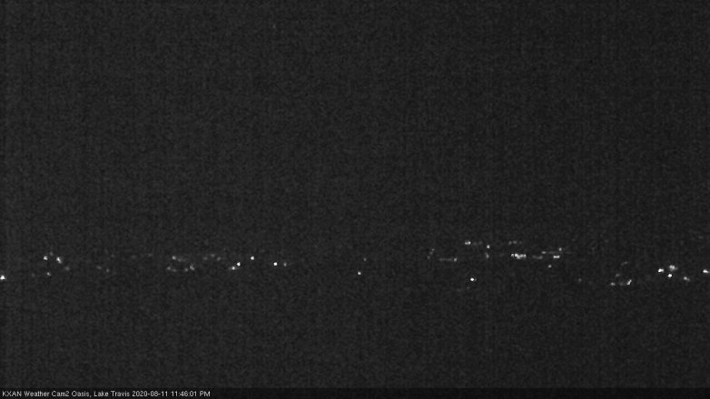 Lake Travis webcam, August 11, 2020 11:45 PM CT