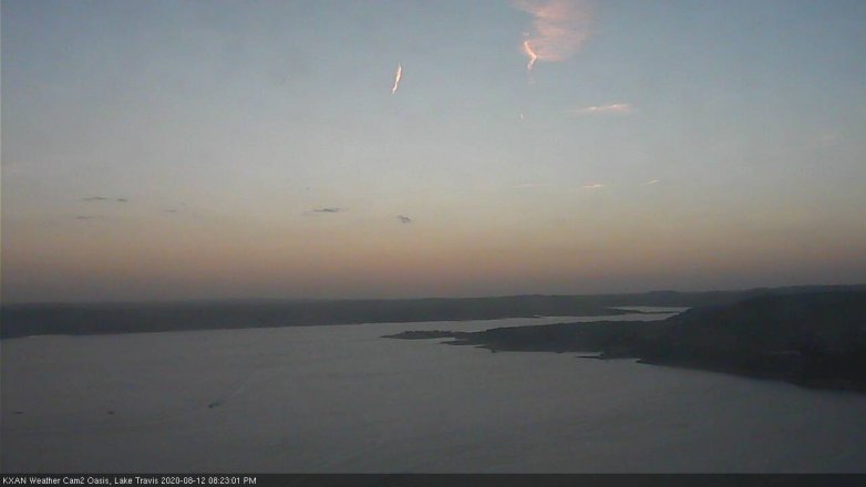 Lake Travis webcam, August 12, 2020 8:25 PM CT