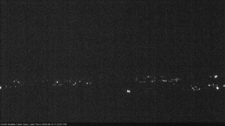 Lake Travis webcam, August 14, 2020 11:25 PM CT