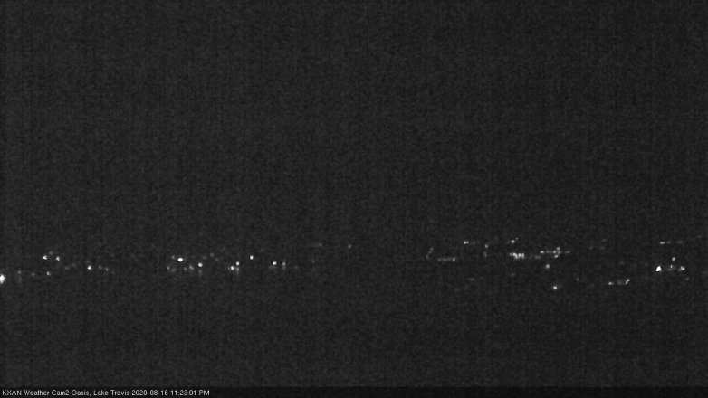 Lake Travis webcam, August 16, 2020 11:25 PM CT