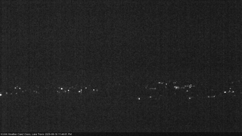 Lake Travis webcam, August 16, 2020 11:45 PM CT