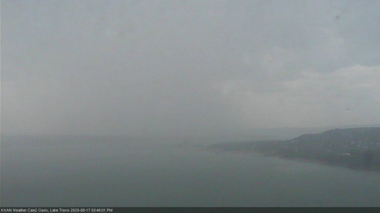 Lake Travis webcam, August 17, 2020 3:45 PM CT
