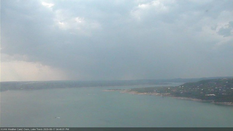 Lake Travis webcam, August 17, 2020 4:45 PM CT