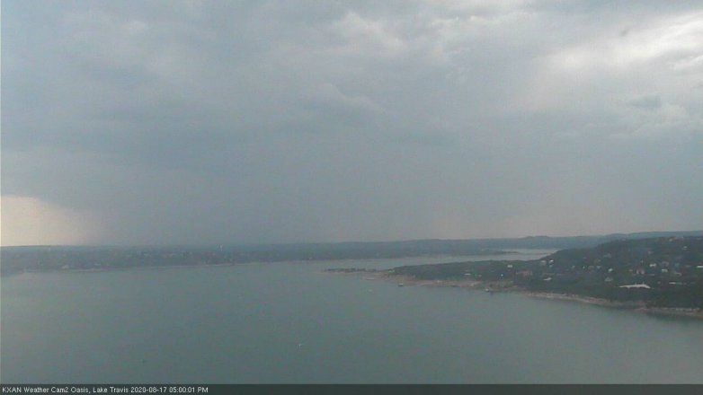 Lake Travis webcam, August 17, 2020 5:00 PM CT