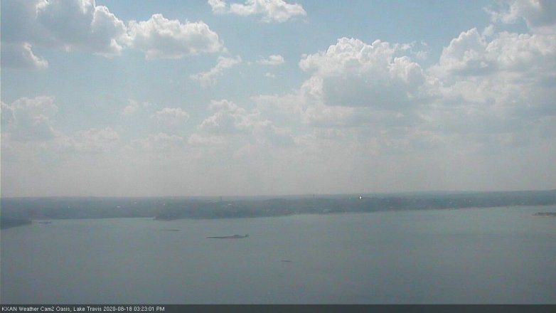 Lake Travis webcam, August 18, 2020 3:25 PM CT
