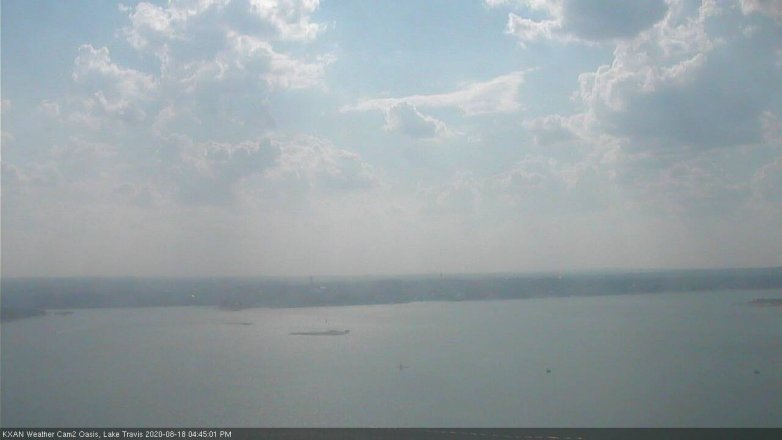 Lake Travis webcam, August 18, 2020 4:45 PM CT