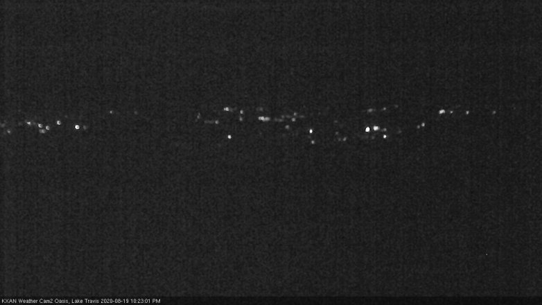 Lake Travis webcam, August 19, 2020 10:25 PM CT