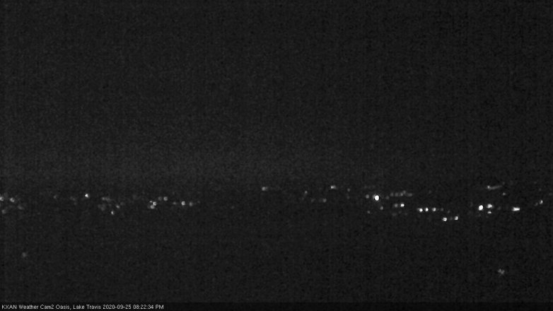 Lake Travis webcam, September 25, 2020 8:25 PM CT