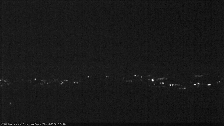 Lake Travis webcam, September 25, 2020 8:45 PM CT