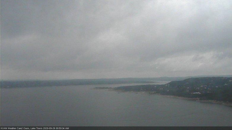 Lake Travis webcam, September 26, 2020 10:00 AM CT