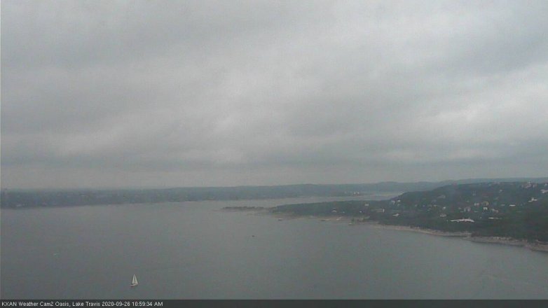 Lake Travis webcam, September 26, 2020 11:00 AM CT