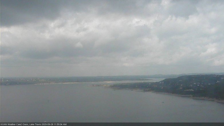 Lake Travis webcam, September 26, 2020 12:00 PM CT