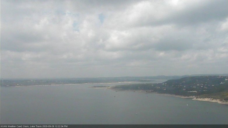 Lake Travis webcam, September 26, 2020 12:25 PM CT