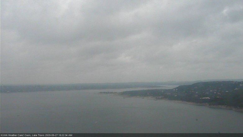 Lake Travis webcam, September 27, 2020 10:25 AM CT