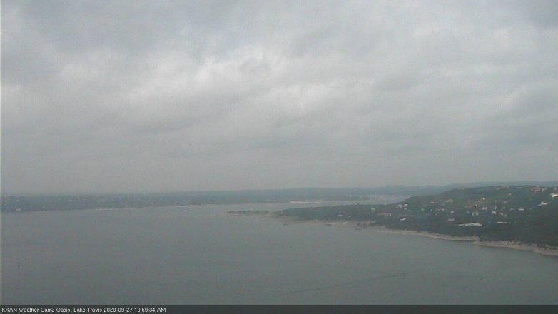 Lake Travis webcam, September 27, 2020 11:00 AM CT