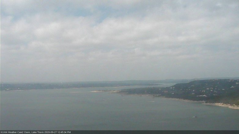 Lake Travis webcam, September 27, 2020 12:45 PM CT