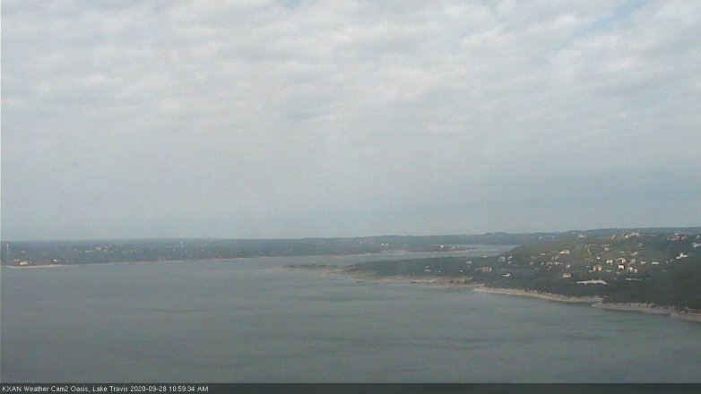 Lake Travis webcam, September 28, 2020 11:00 AM CT