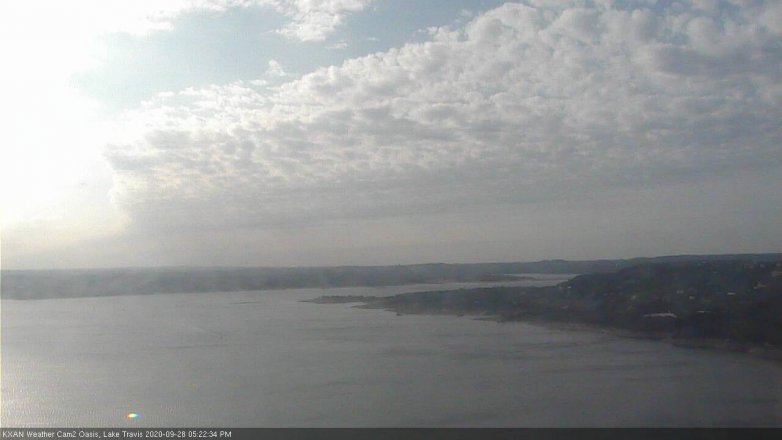 Lake Travis webcam, September 28, 2020 5:25 PM CT