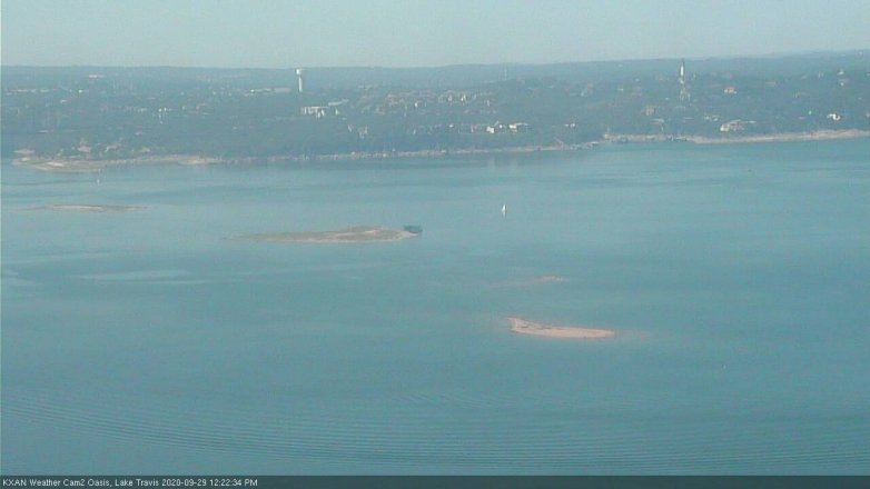 Lake Travis webcam, September 29, 2020 12:25 PM CT