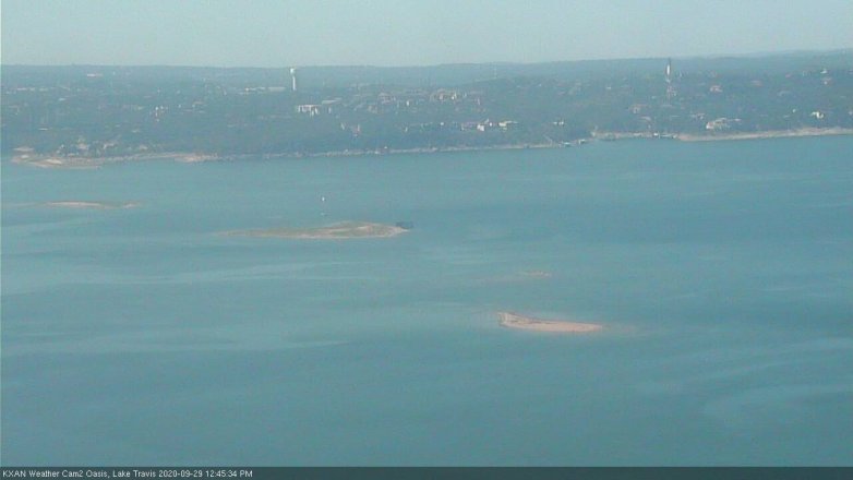 Lake Travis webcam, September 29, 2020 12:45 PM CT