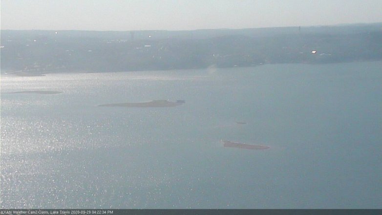 Lake Travis webcam, September 29, 2020 4:25 PM CT