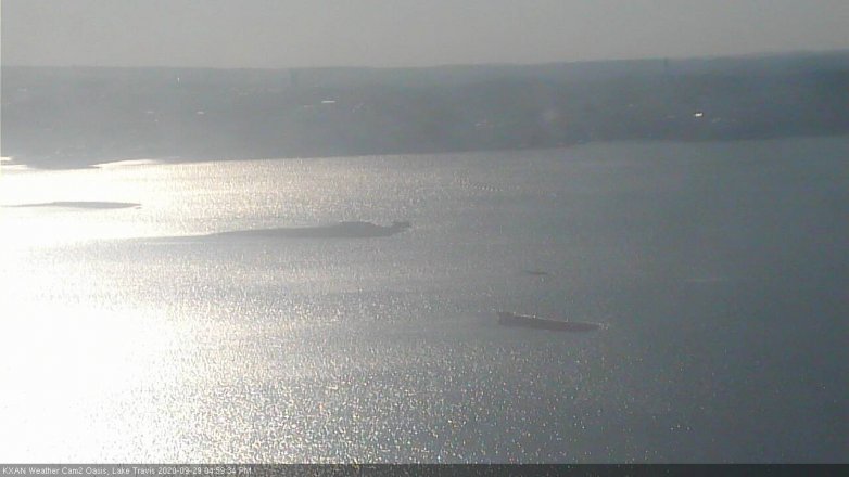 Lake Travis webcam, September 29, 2020 5:00 PM CT