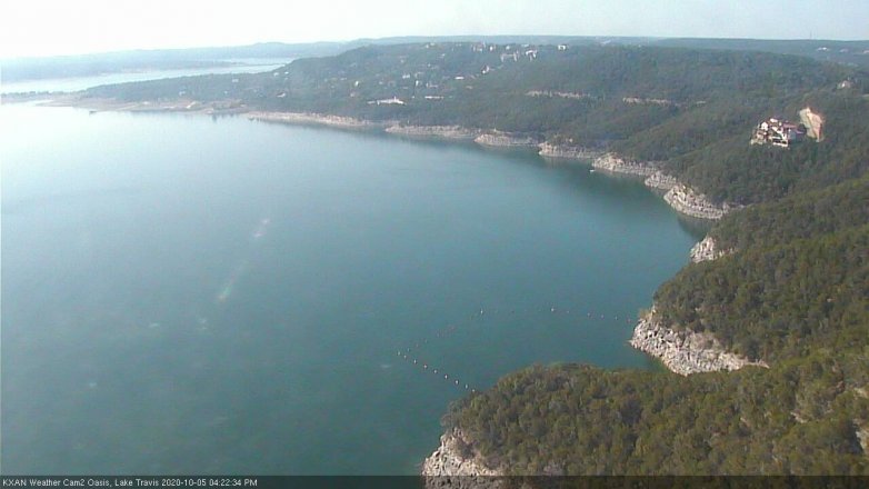 Lake Travis webcam, October 5, 2020 4:25 PM CT