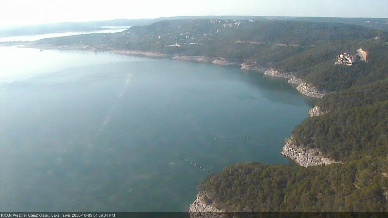 Lake Travis webcam, October 5, 2020 5:00 PM CT