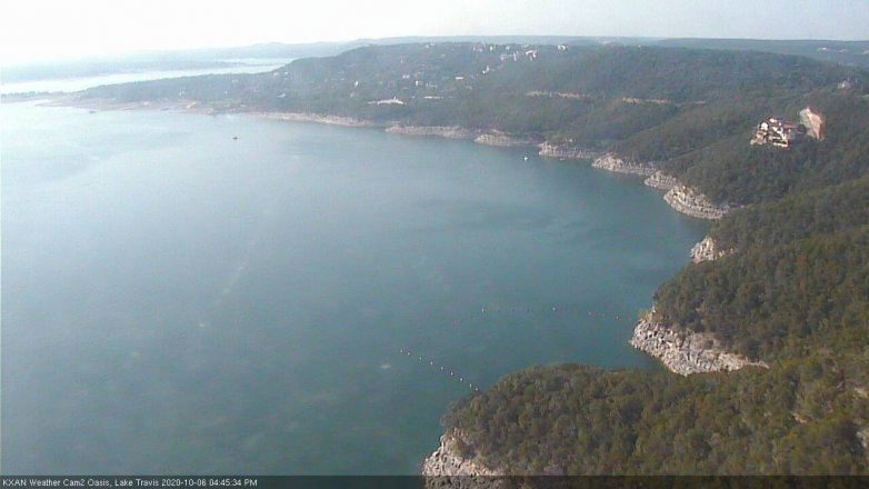 Lake Travis webcam, October 6, 2020 4:45 PM CT