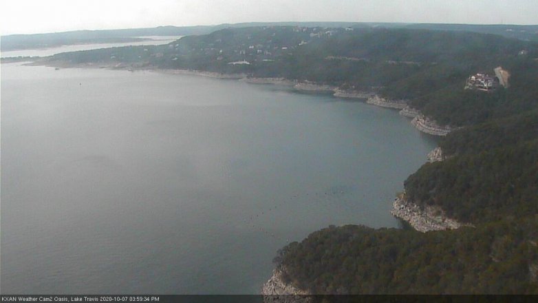 Lake Travis webcam, October 7, 2020 4:00 PM CT