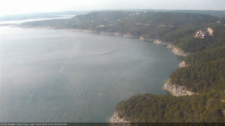 Lake Travis webcam, October 7, 2020 5:00 PM CT