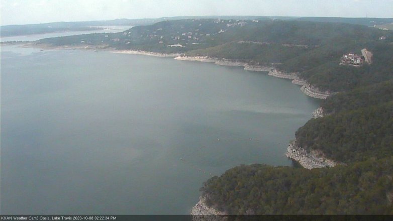 Lake Travis webcam, October 8, 2020 2:25 PM CT