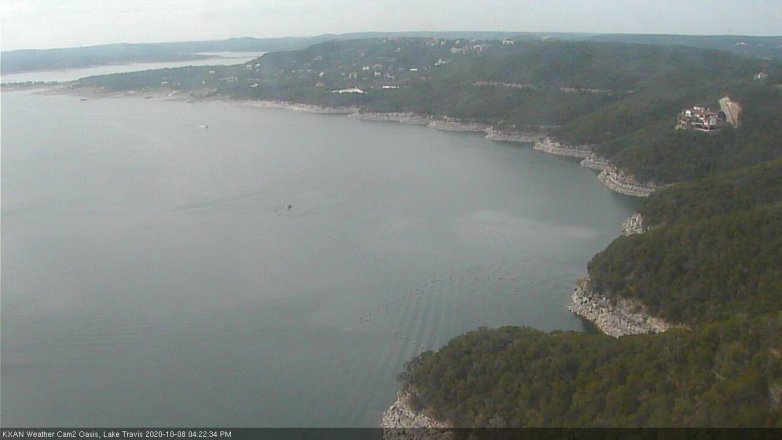 Lake Travis webcam, October 8, 2020 4:25 PM CT