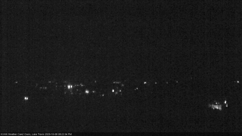 Lake Travis webcam, October 8, 2020 8:25 PM CT
