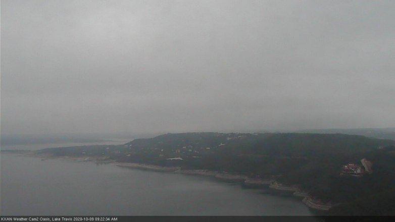 Lake Travis webcam, October 9, 2020 9:25 AM CT