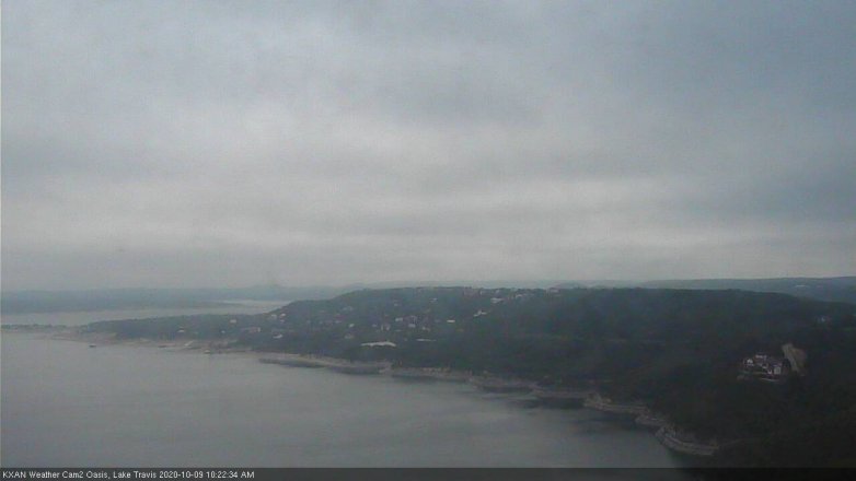 Lake Travis webcam, October 9, 2020 10:25 AM CT