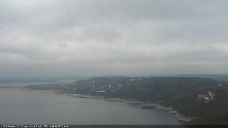 Lake Travis webcam, October 9, 2020 11:00 AM CT