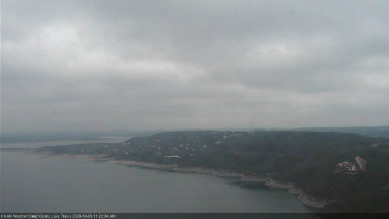 Lake Travis webcam, October 9, 2020 11:25 AM CT