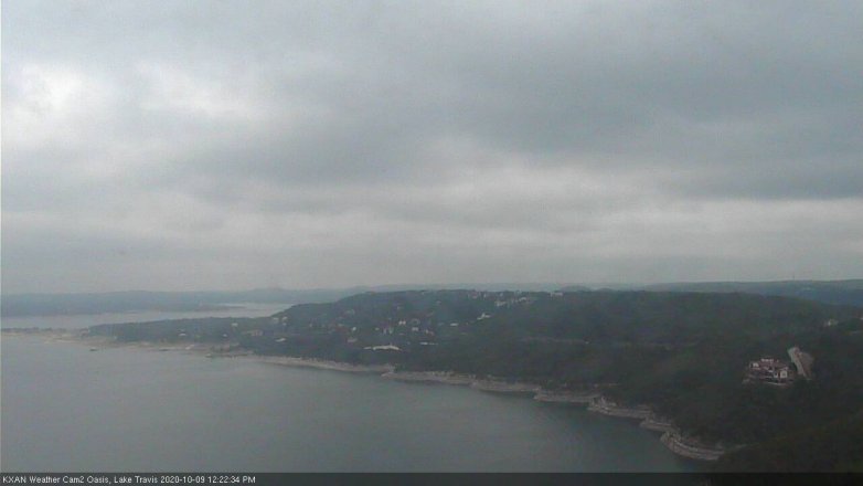Lake Travis webcam, October 9, 2020 12:25 PM CT
