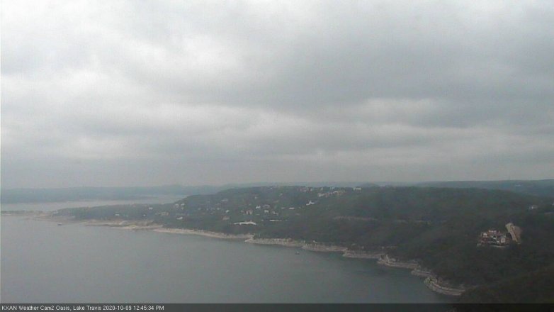 Lake Travis webcam, October 9, 2020 12:45 PM CT