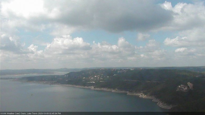Lake Travis webcam, October 9, 2020 2:45 PM CT