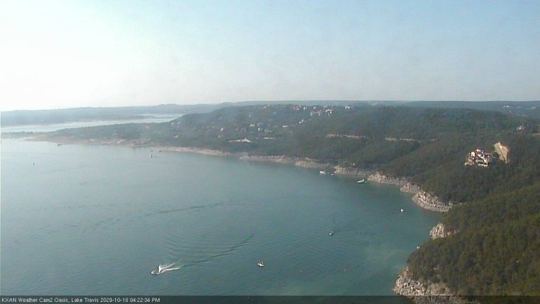 Lake Travis webcam, October 10, 2020 4:25 PM CT