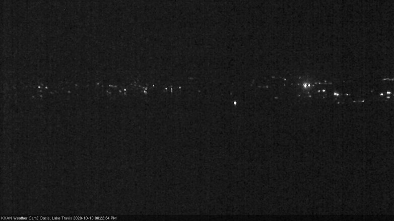 Lake Travis webcam, October 10, 2020 8:25 PM CT