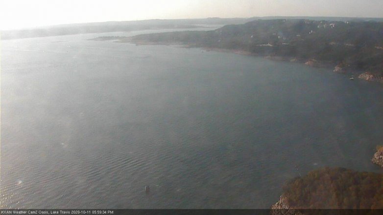 Lake Travis webcam, October 11, 2020 6:00 PM CT